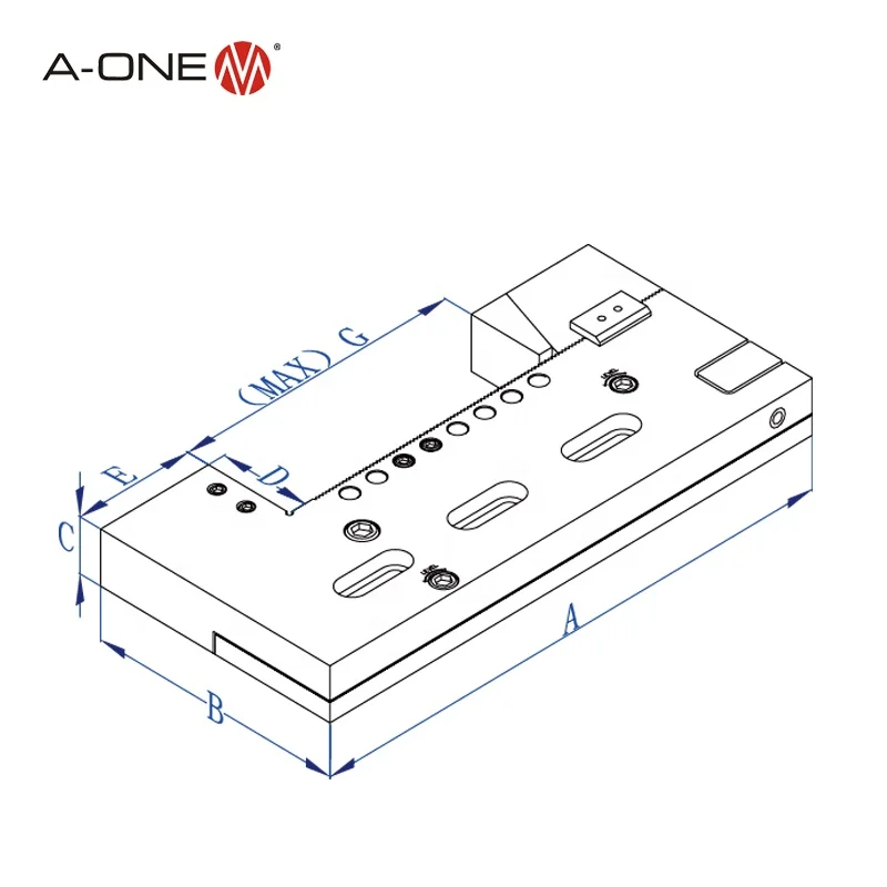 A-ONE Adjustable Wire Cut Quick Release Vise with Enhanced Capabilities 3A-210015