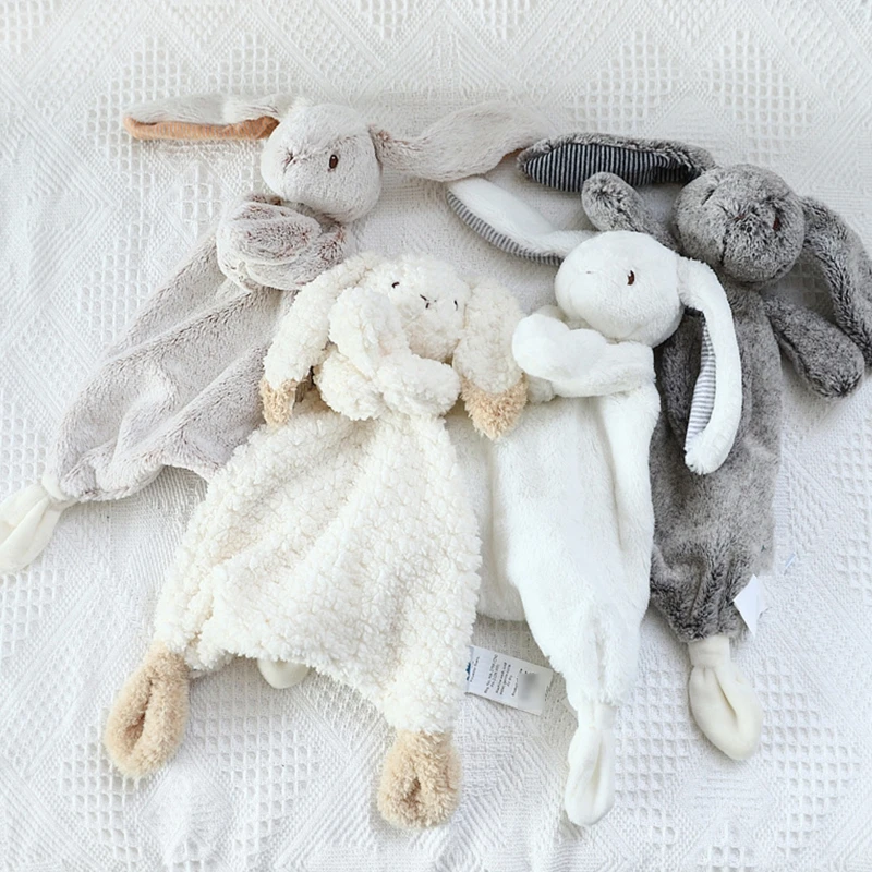 11'' Lovely Plush Rabbit for Doll Soft Sleeping Toy Baby Gift Nursery Room Decor