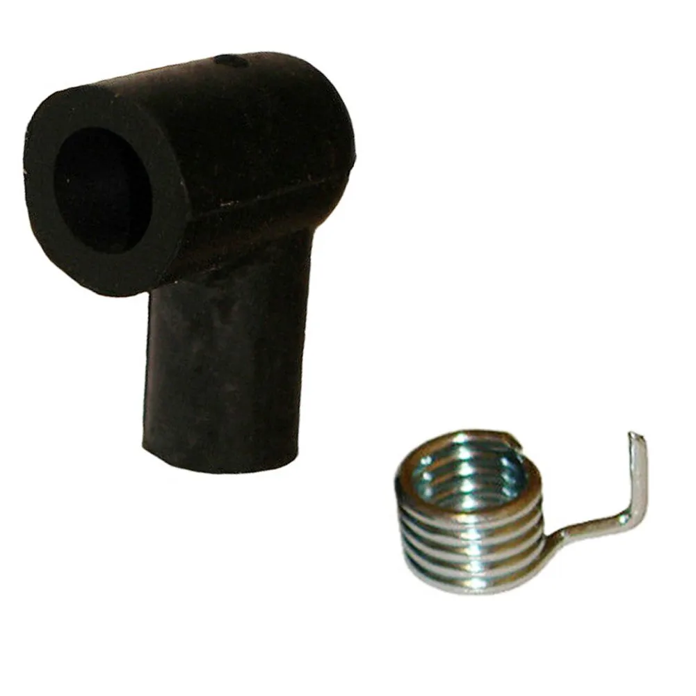 Black Rubber Cap for 5mm HT Wiring 2 Pack Replacement Part for Outdoor Equipment Electrical Protection Solution