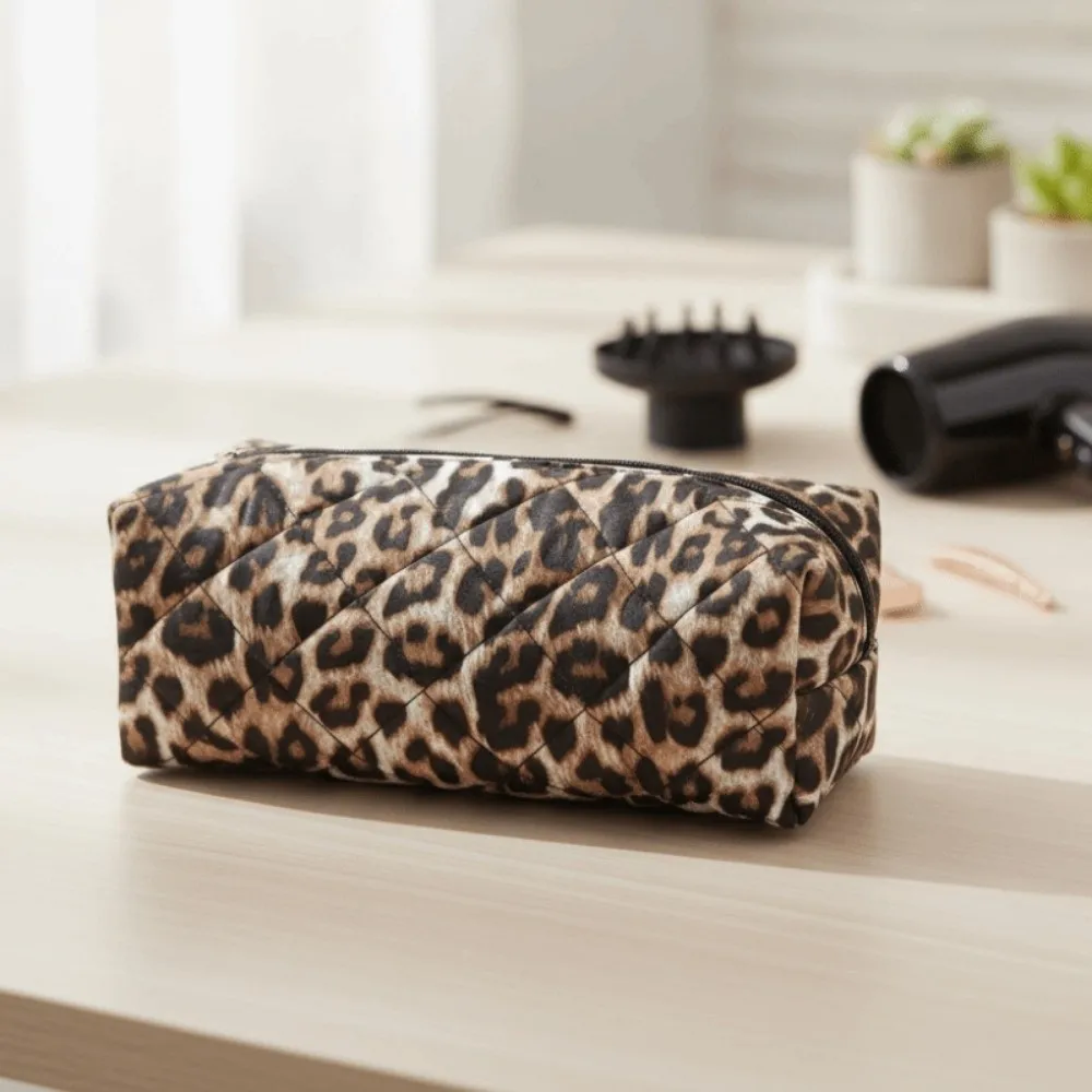 Soft Hair Dryer Storage Bag Dust-proof Large Capacity Curler Storage Bag Zipper Closure Lightweight Makeup Organizer Bag