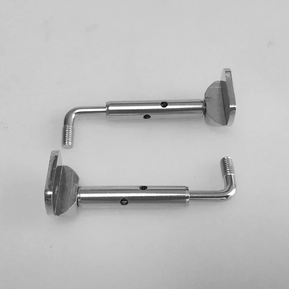 

2Pcs Violin Chinrest Screws Zinc Alloy Polished Rustproof Replacement for Violin Chin Rest Instrument Parts and Accessories