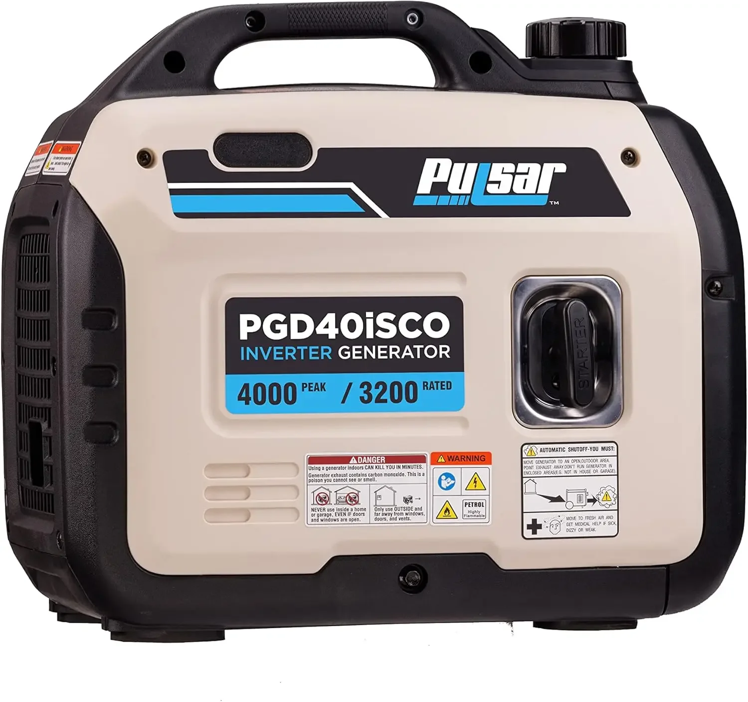 ForPGD40ISCO Ultra Light Quiet 4000W Portable Gas Inverter Generator RV Ready AC Ready Fridge Ready