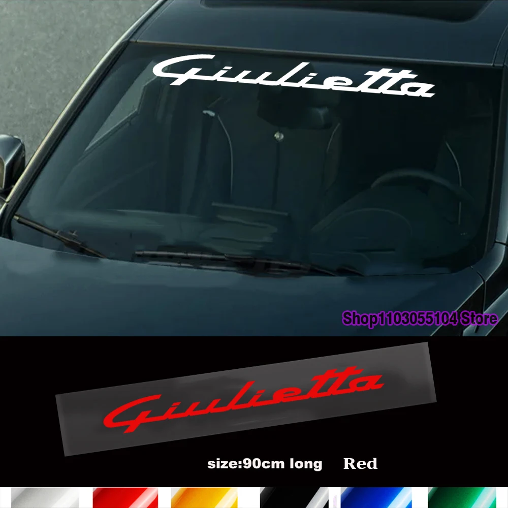 1PC Car Windscreen Window Sticker For Alfa Romeo Giulietta