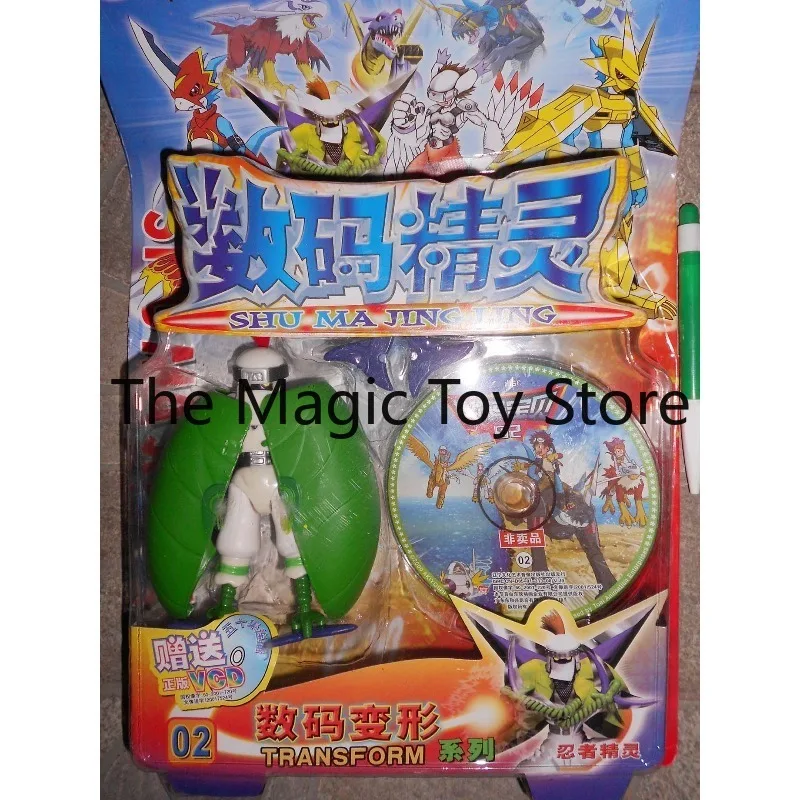 Figurine d'action Ninja Digimon Ninjamon Évoluant et Déformable, modèle de jouet de collection, Monstre Numérique Digimon