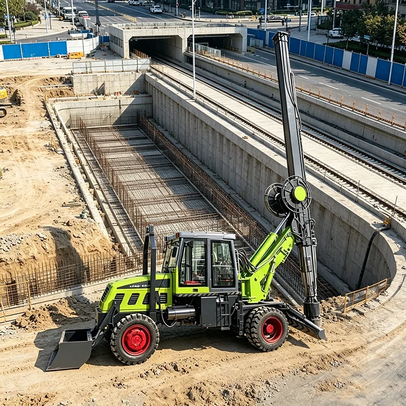 Foundation Construction Rotary Drilling Rig Hydraulic Bored Pile Drilling Equipment