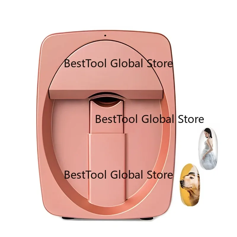 Commercial High-end Touch Screen Nail Art Printer with Storage, Support Custom Nail Design