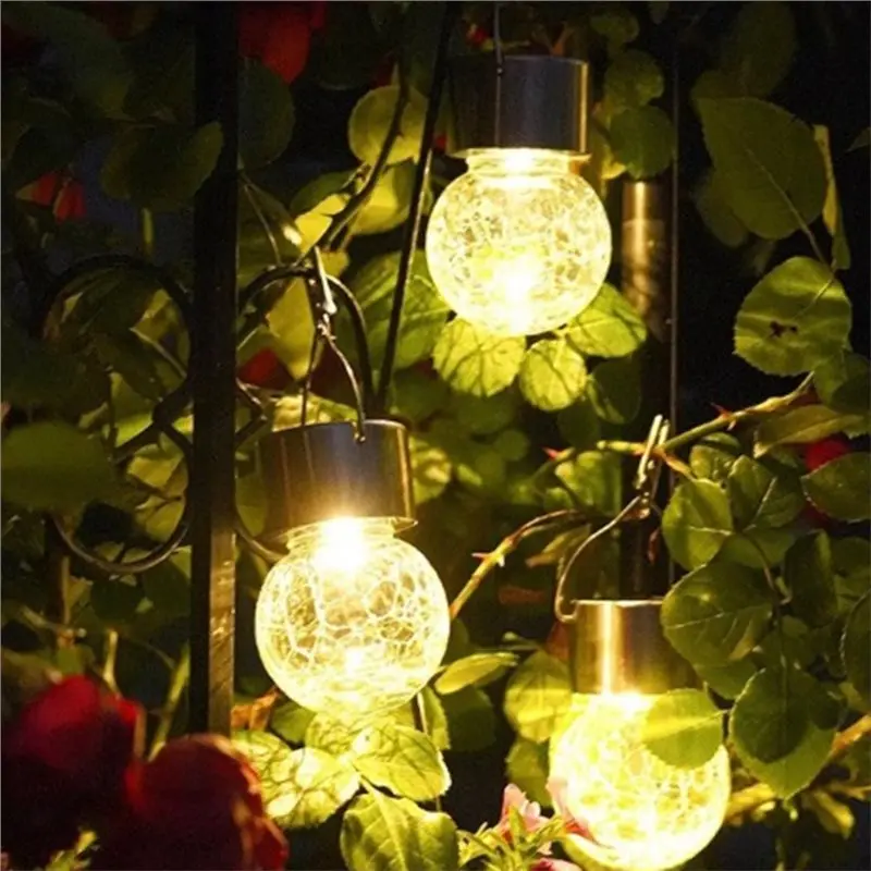B97A-Hanging Solar Lights Outdoor Waterproof LED Landscape Lighting For Garden Yard Patio Fence Tree Decor Lights A