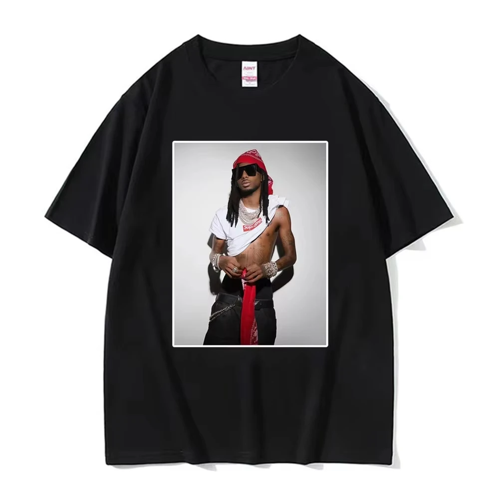 2026 Summer Best-selling American Rap Singer Playboi Carti - Theme Outdoor Leisure Trendy Fashion Men's Short-Sleeved T-Shirt