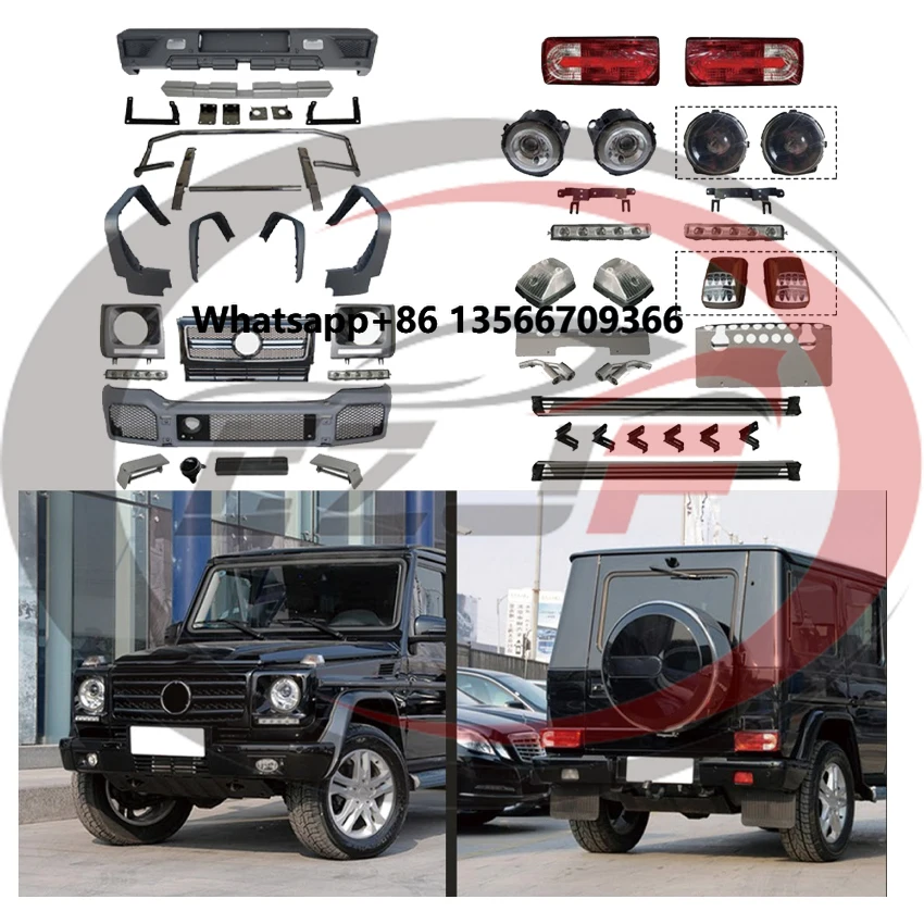 

CZJF Hot Sale Auto Parts Conversion Body Kit for Mercedes Benz G65 G63 G55 G500 1991-2017 Front Rear Bumper Kit