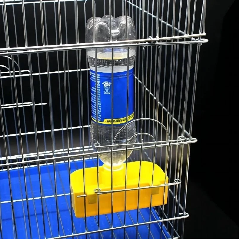 Kreativer Vogel-Wasserspender & Futterautomat für Papageien und Tauben, Hängender Trinkbecher aus Kunststoff für Vogelkäfige, Spezielle Vogelpflege-Ausstattung – Detail 4