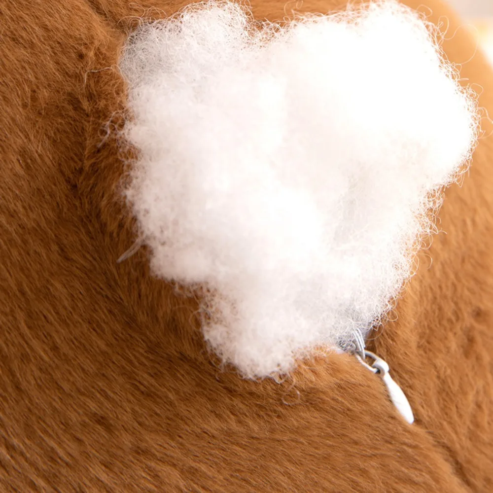 Cute Wealth Tree Capybara Plush Doll Soft PP Cotton Simulation Capybara Toy Stuffed Animal Stuffed Capybara Doll Children Toys