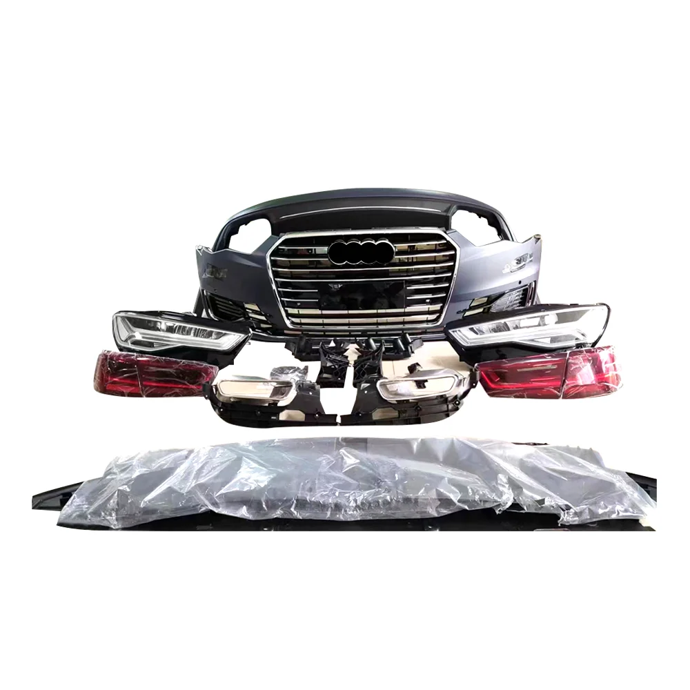 

Clrak AutomobileNew Product Auto Parts A6 C7 Upgrade to S6 C7PA Original Full Body Kit Bumper Headlights Taillight for A6 C