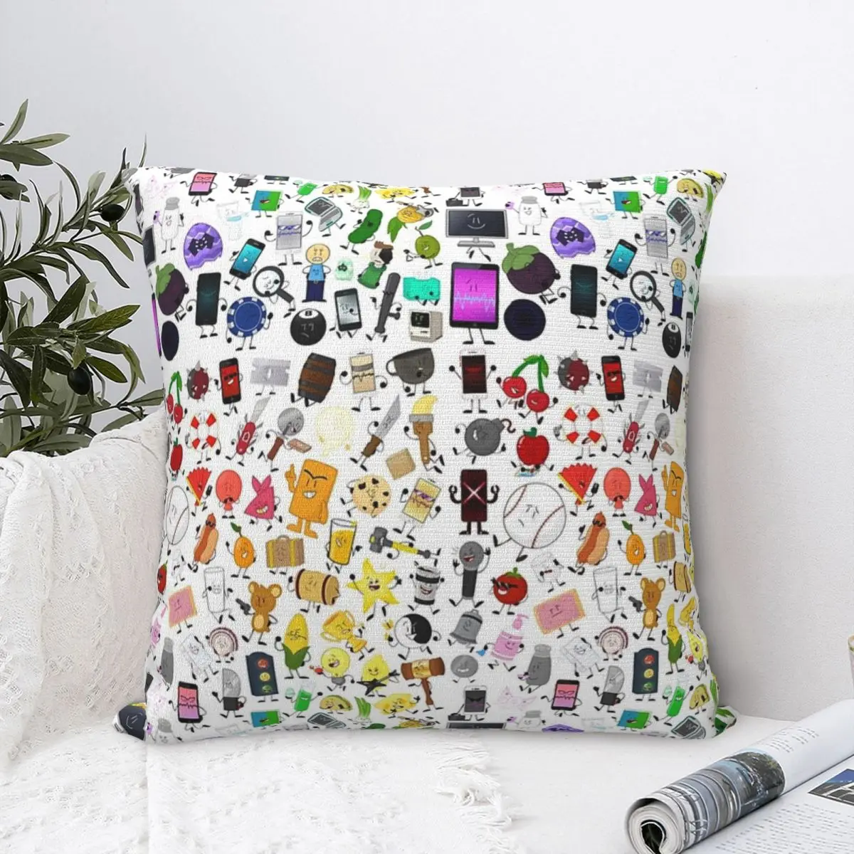 Inanimate Insanity Cast Square Pillowcase Polyester Pillow Cover Velvet Cushion Decor Comfort Throw Pillow For Home Car