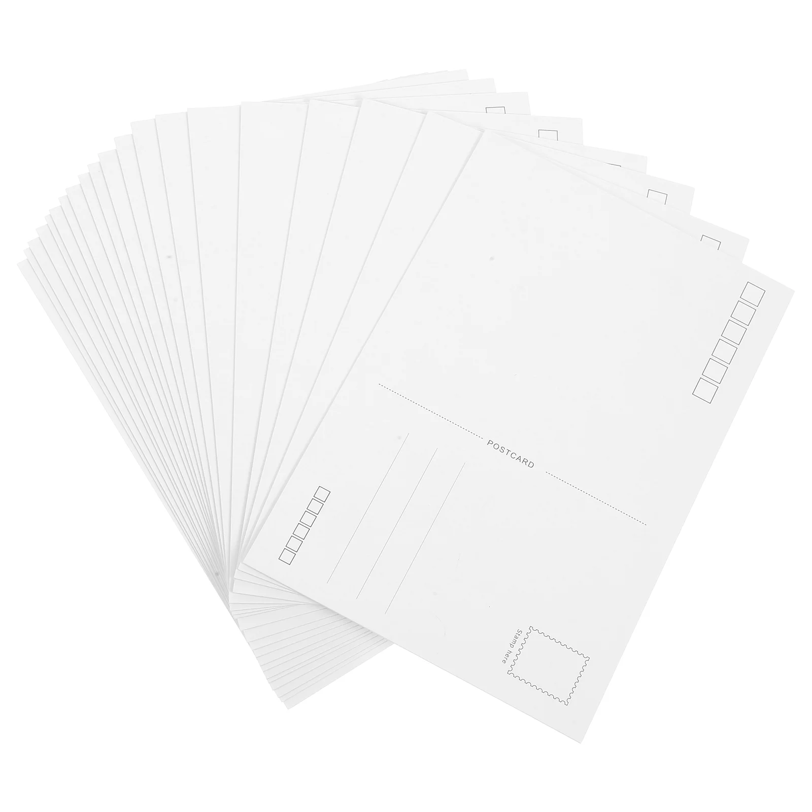 Tarjetas postales en blanco, postales de invitación de compromiso para imprimir papel de impresora de stock blanco de una sola cara para bebé