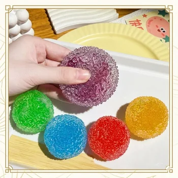 Squishy Ice Noisy Ball Maltose Fidgets Toy blind box Soft Slow-rebound Squeeze Anti-Stress Toy Adults Hand Exercise Gift