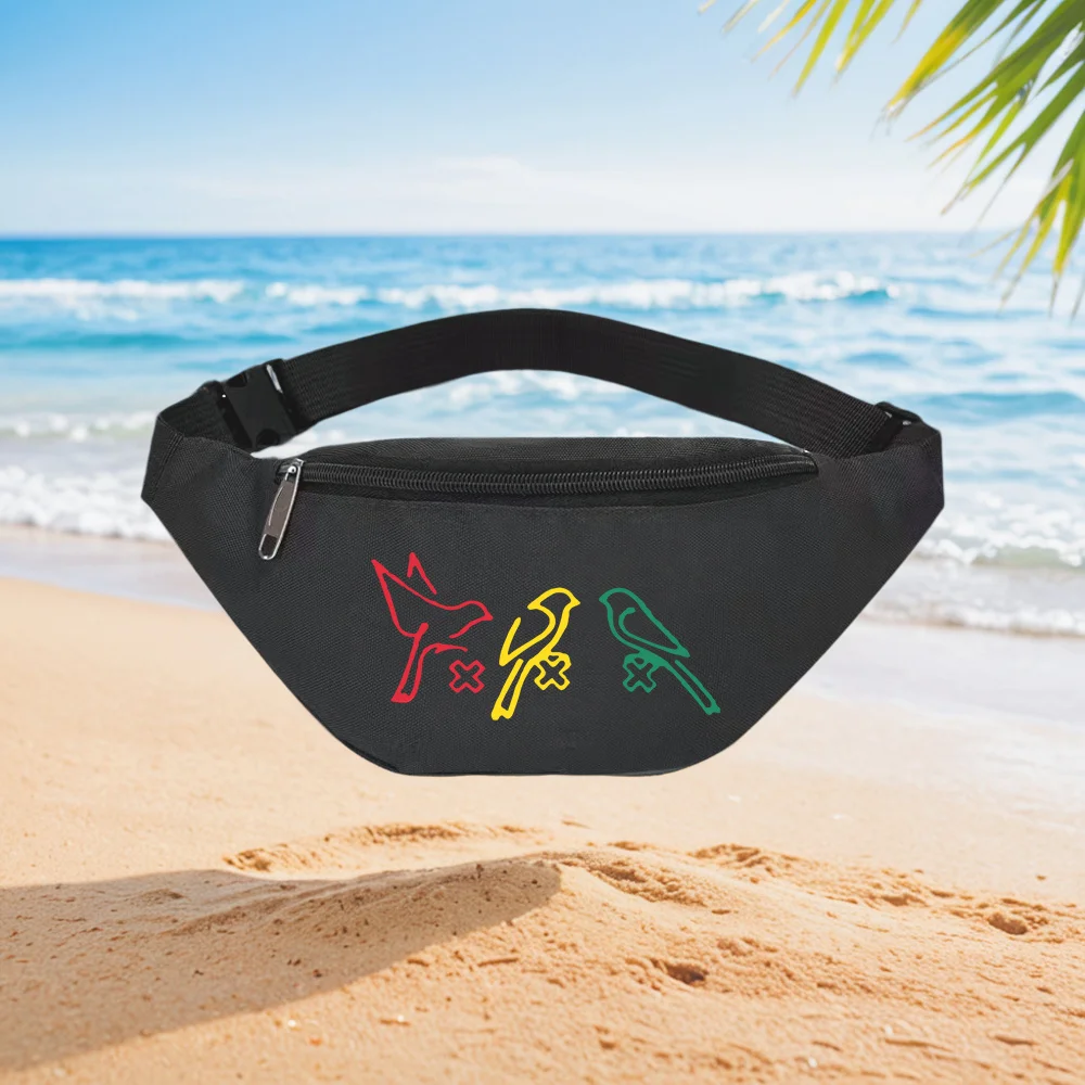 Three Birds Unique Design Fashionable Simple Street Casual Sporty Waist Backpack Crossbody Chest Bag
