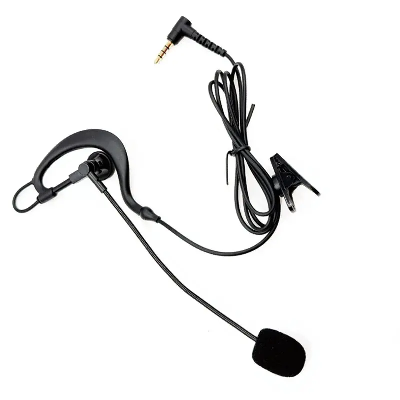 B50B-Football Referee Intercom Headset Judger Arbitration Earphone Earpiece Bicycle Conference For V6 V4
