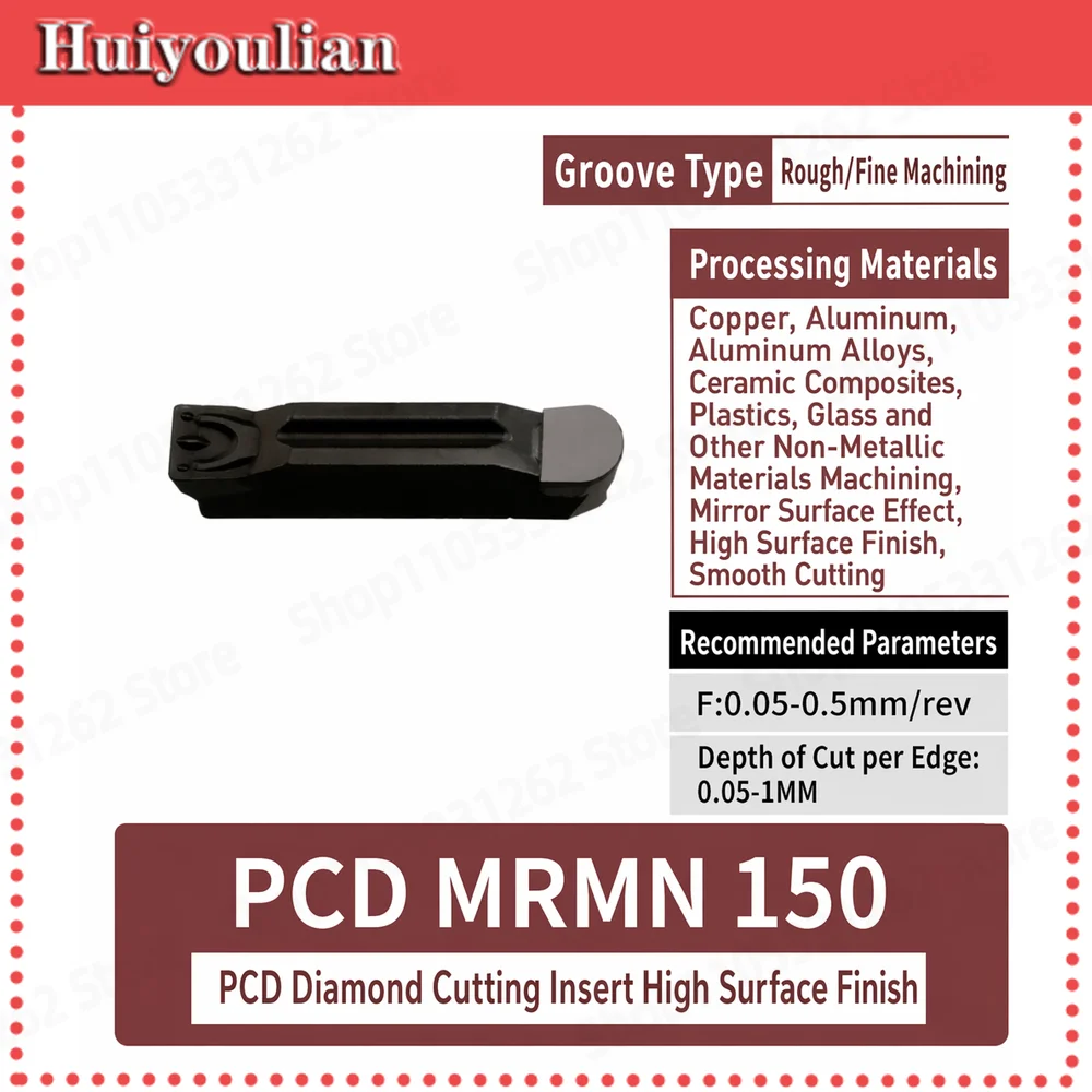 PCDMRMN PCD Diamond Insert CNC Lathe Tool for Aluminum Copper Mirror High Gloss