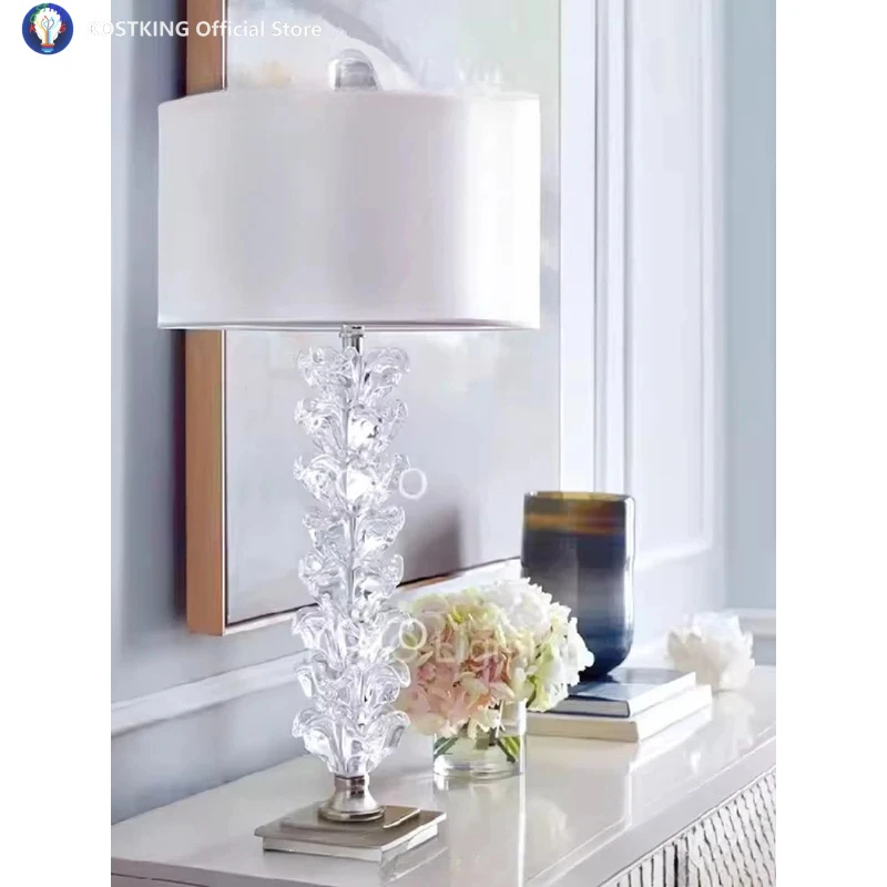 

Crystal Table Lamp Is Fresh, Elegant, Simple, European, Simple, Beautiful, Modern, Living Room, Bedroom, Bedside Table Lamp
