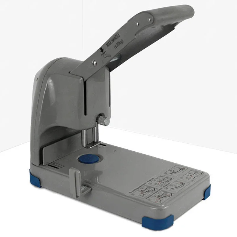 30C Heavy-Duty Manual Single-Hole Punch 3MM/4MM/5MM/6MM Round-Hole Punch for Loose-Leaf Forms 30MM Paper Punch
