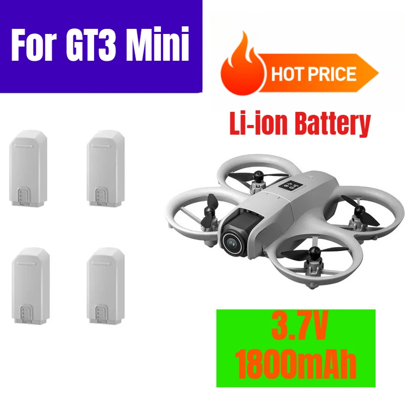 

For GT3 Mini Drone Battery 3.7V 1800mAh for GT3/GT3 Max Drone Battery