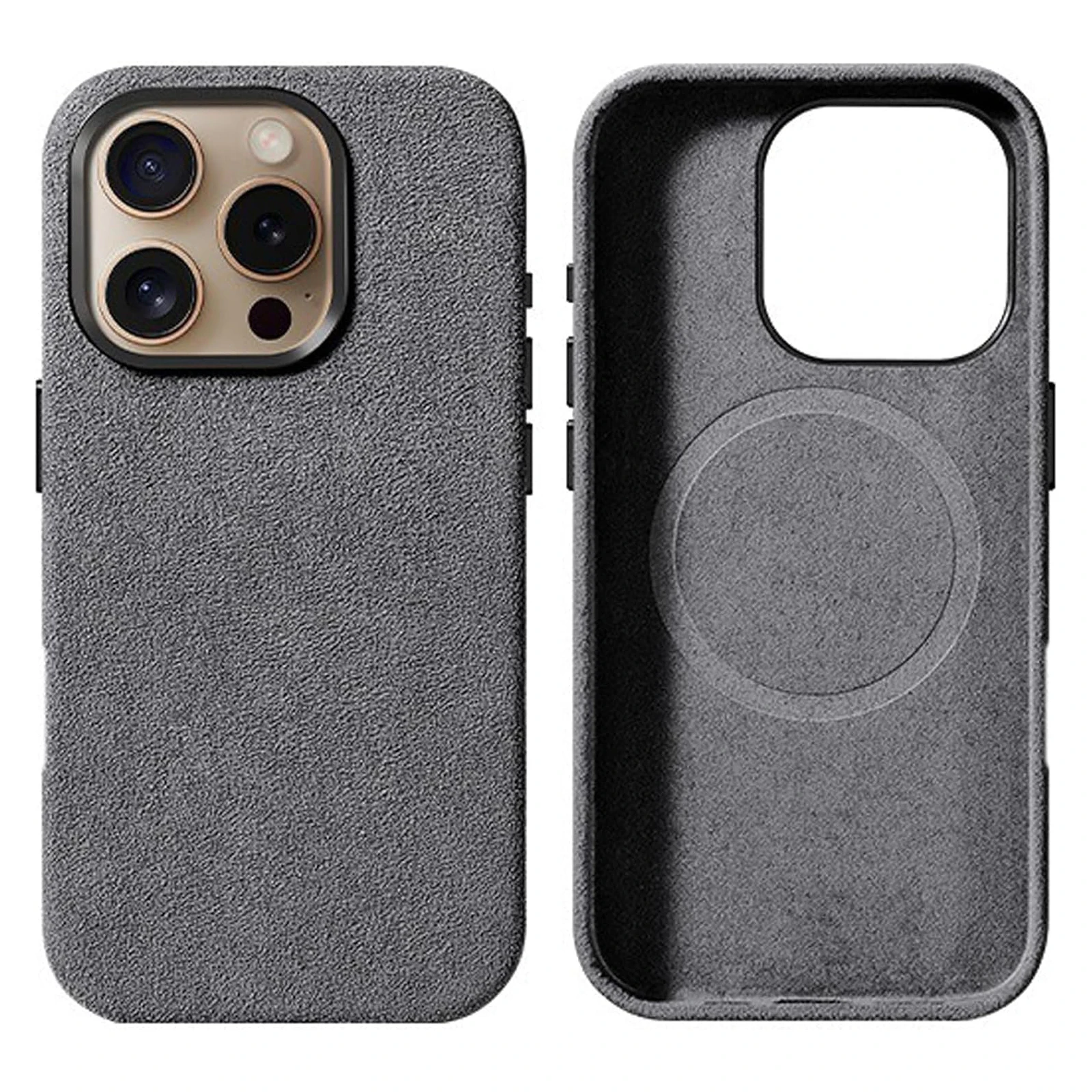 Case for iPhone 16/16 Plus/16 Pro/16 Pro Max, Handmade Luxurious Soft Touch Cover [Compatible with Magnetic] Anti-Slip & Durable image 4