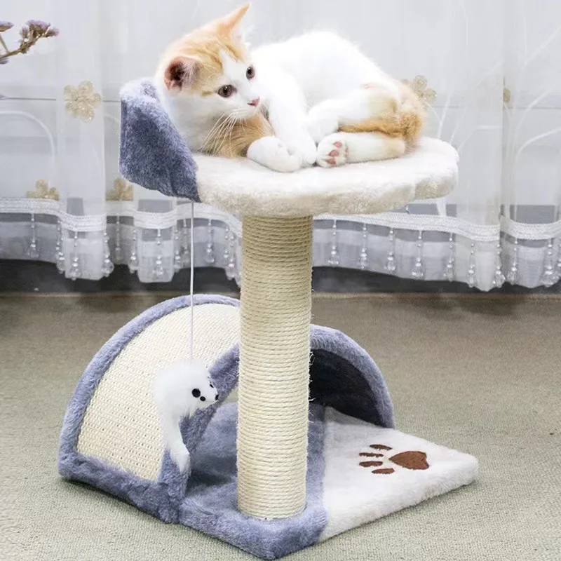 

Pet Tree Scratching Post, Scratching Tower, Home Furniture, Sisal Hammock, Climbing Frame Toys