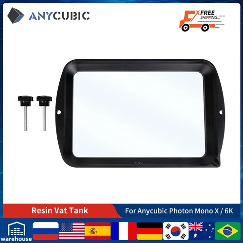 ANYCUBIC-tanque de resina UV para impresora 3d, pieza para impresora Photon Mono X 6Ks/Photon Mono X 6K/Photon M3 Plus