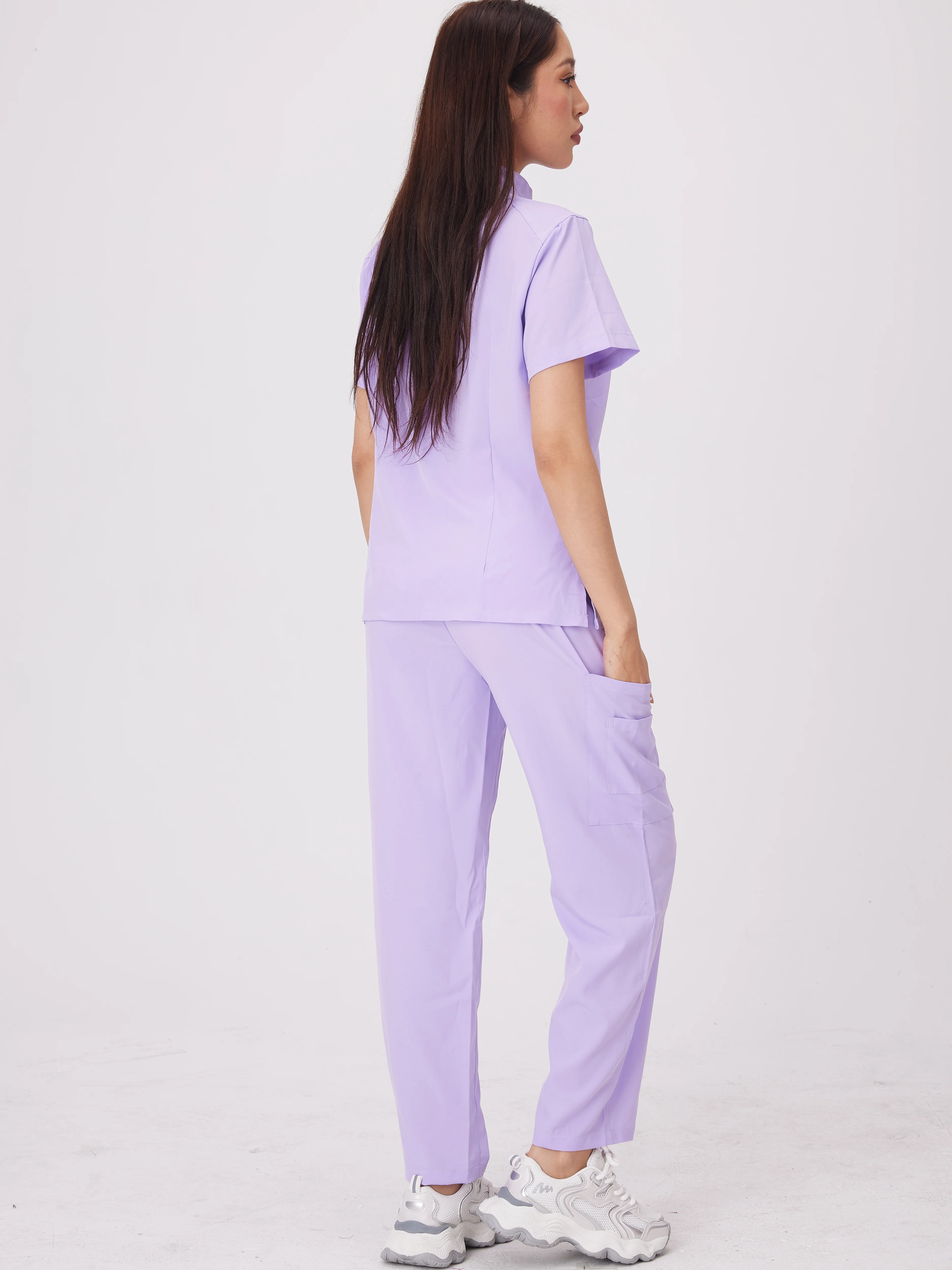 고급 병원 치과 진료소 간호사 유니폼, 수술실 미용실, 유행 의료 작업복 세트, 의사 및 간호사