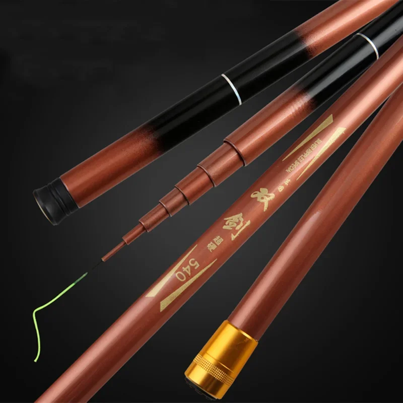 4.5/5.4/6.3/7.2/8.0/9.0/10/11m Carp Fishing Rod Feeder Hard Epoxy Resin Carbon Fiber Telescopic Fishing Rod Fishing Pole