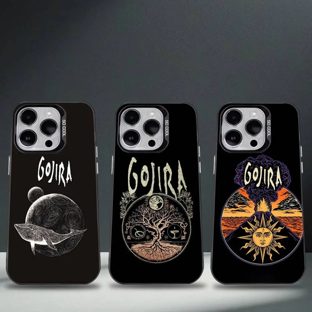 

Band G-GojiraES Mea Culpa Phone Case For iPhone 17,16,15,14,13,12,11,Pro,Max,Plus,E,Air,Mini Black Tpu Cover