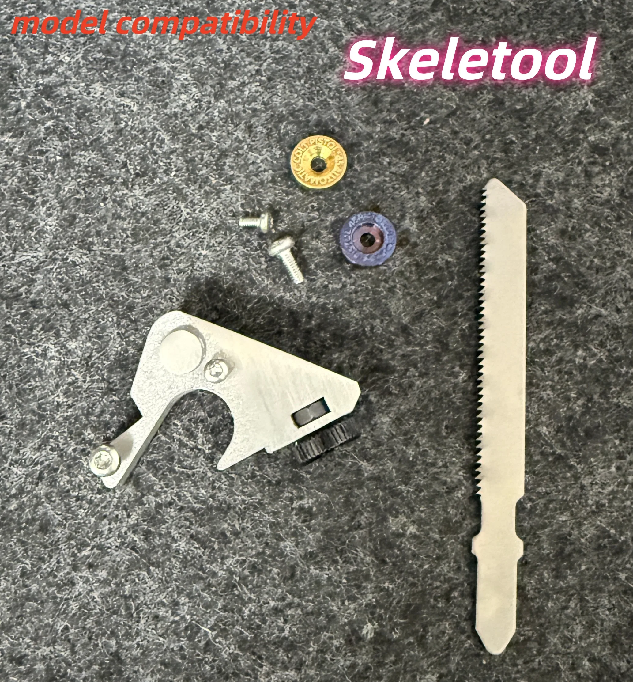 

Удлинительный молоток из нержавеющей стали с держателем пилы для Leatherman Skeletool с ЧПУ, аксессуары для самостоятельного изготовления, модификация