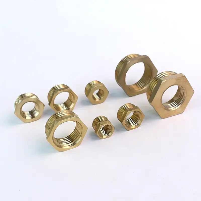 Brass Hex Bushing Reducer Pipe Fitting 1/8 1/4 3/8 1/2 3/4 F to M Threaded Reducing Copper Water Gas Adapter Coupler Connector - Image 3