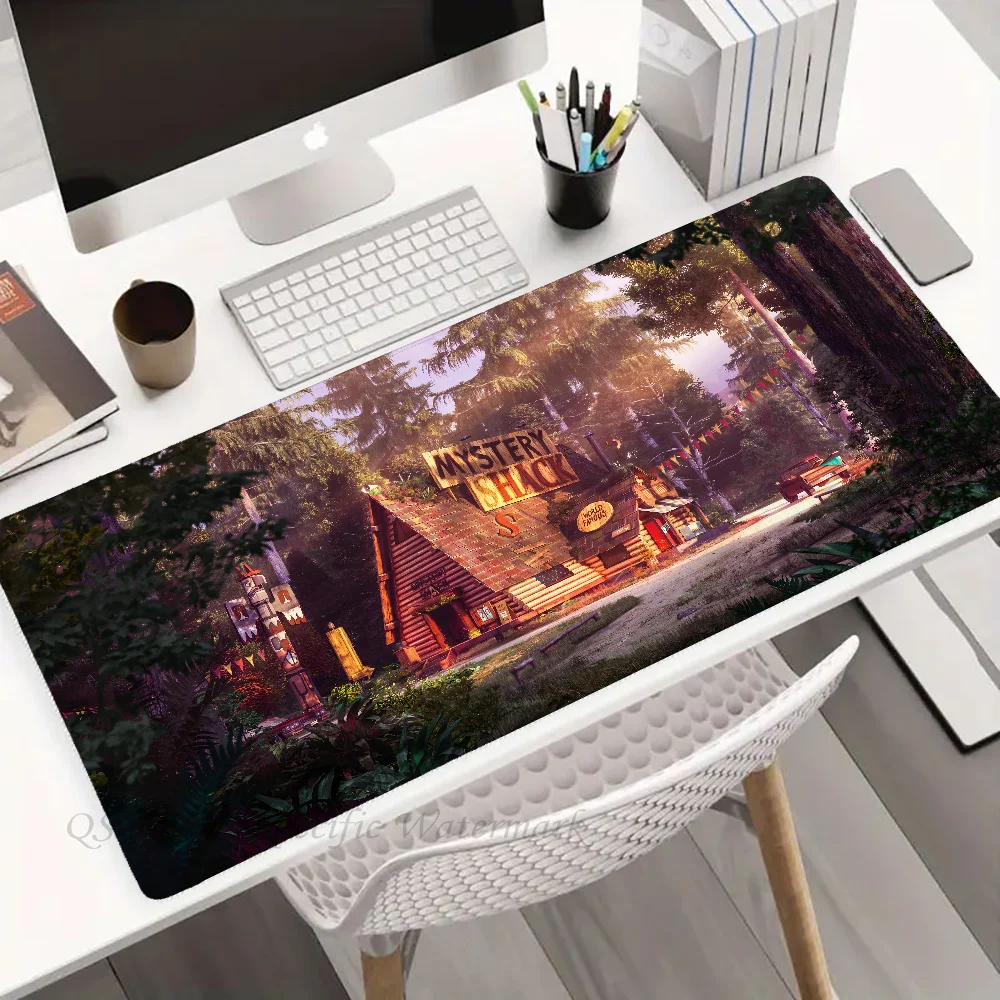 Cartoon Gravity Falls Bill Cipher Mousepad Large Gaming Mouse Pad LockEdge Thickened Computer Keyboard Table Desk Mat