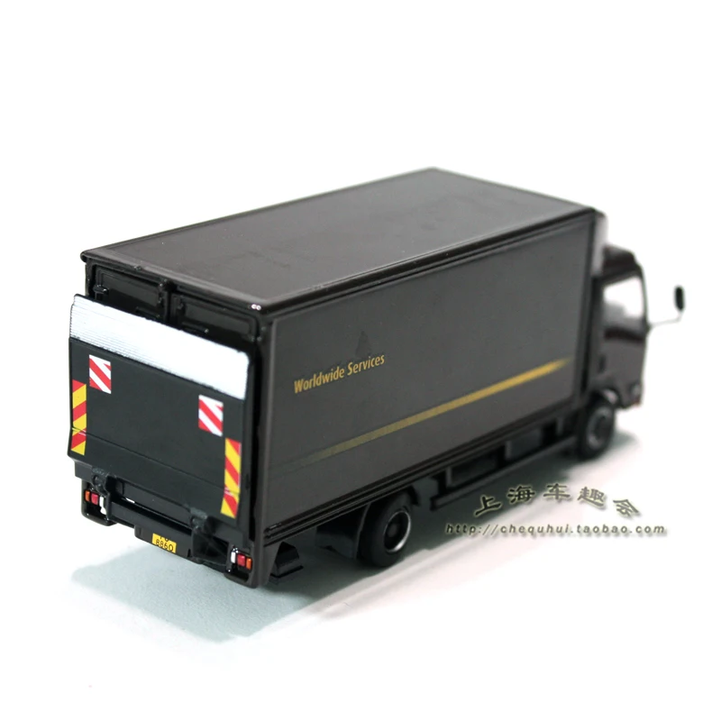 TINY Diecast Alloy 13cm long Box Truck Transport Bus Car Model Adult Toy Collection Static Display Ornament Gift Souvenir