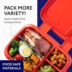 Replacement Silicone Bento Box Divider BPA FREE Universal Lunch Box Insert Divider Safe Food Tray Divider for Bentgo Fresh