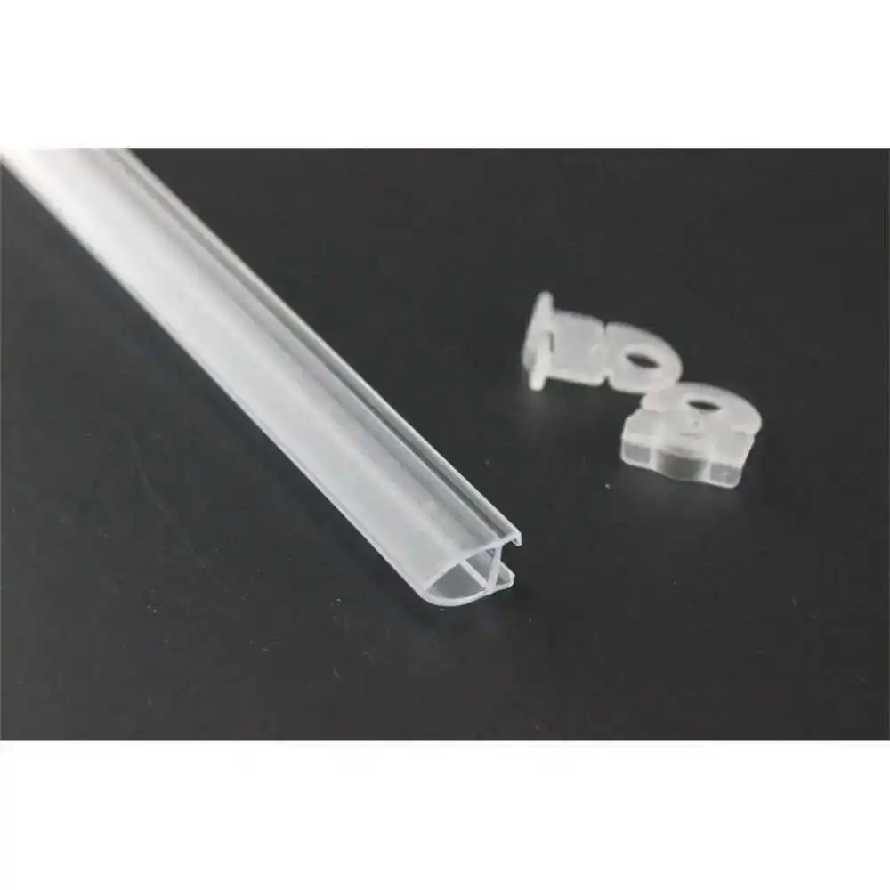 100cm Pop Pvc Plastic Sign Clip Hanger Hook Poster Snap Rail Advertising Poster Banner Frame Rod Support System