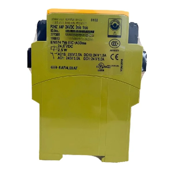 

2026 1pcs for P2hz X4p 24vdc 3n/o 1n/c 777355 Safety Relay Brand New Original Spot Plc