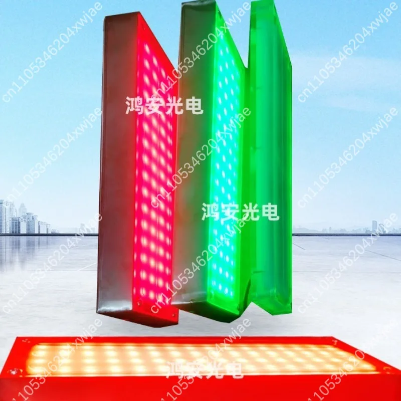 Smart Crosswalk LED Pavement Light Dual-Color Red/Green Ground-Embedded Warning Light for Pedestrian Safety