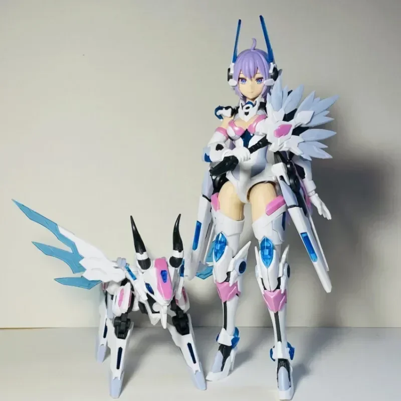 Original General Anime Figures Ms-07 Zhuge Liang Bai Ze Colletion Mobile Suit Girl Action Figure Toys For Boys Children'S Gifts