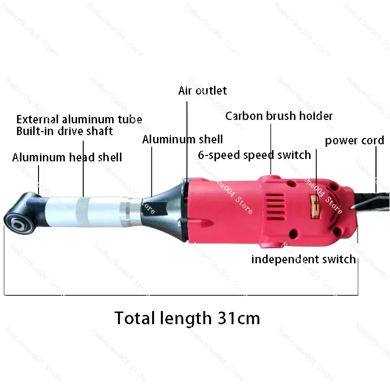 

90 Degree Electric Elbow Multifunctional Grinder Mold Tile Beautiful Seam Cleaning Machine Speed Regulating Electric Grinder
