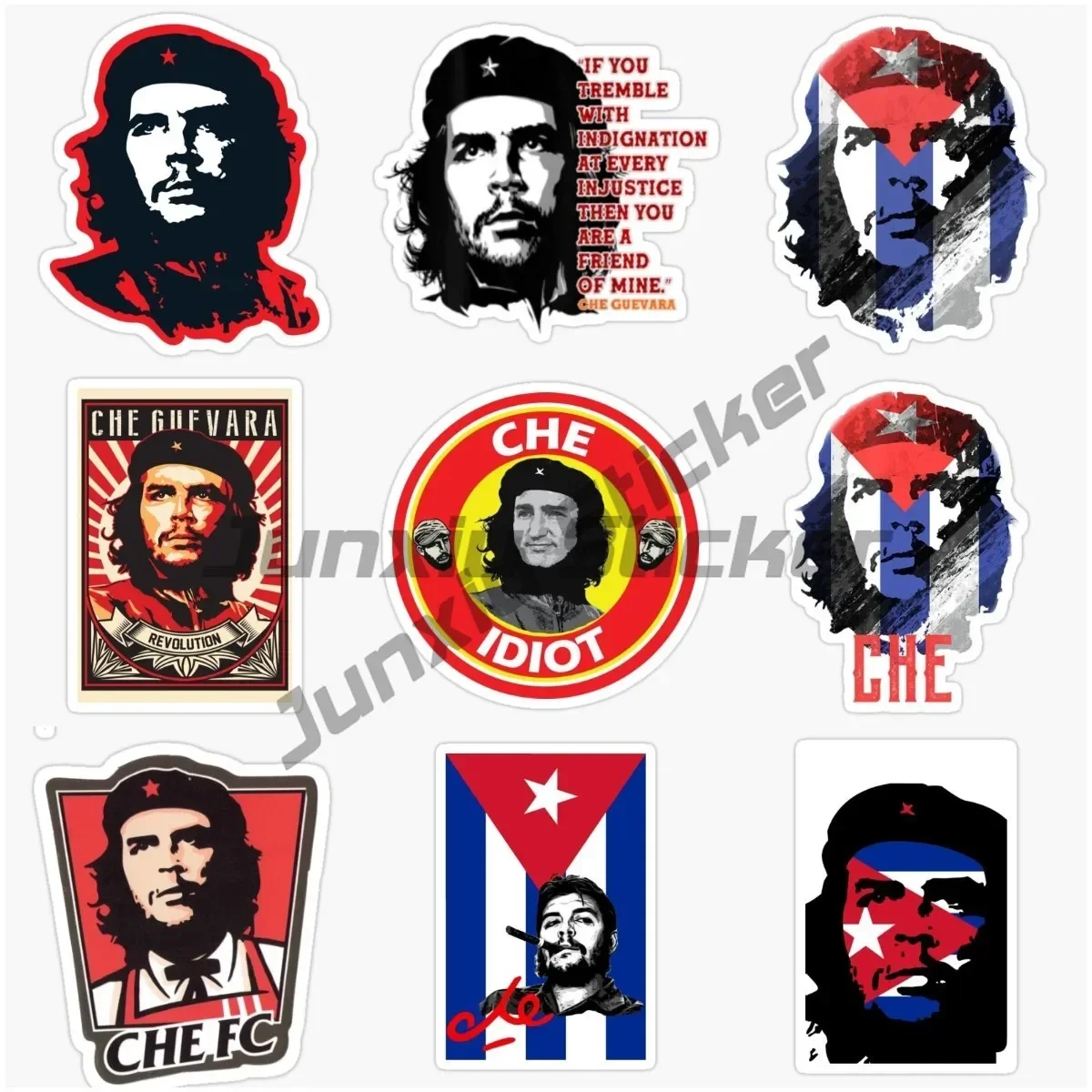 Che Guevara Cuba Revolution Quote Car Sticker PVC Decals Motorcycle Sticker on Car Bumper Laptop Fridge Wall