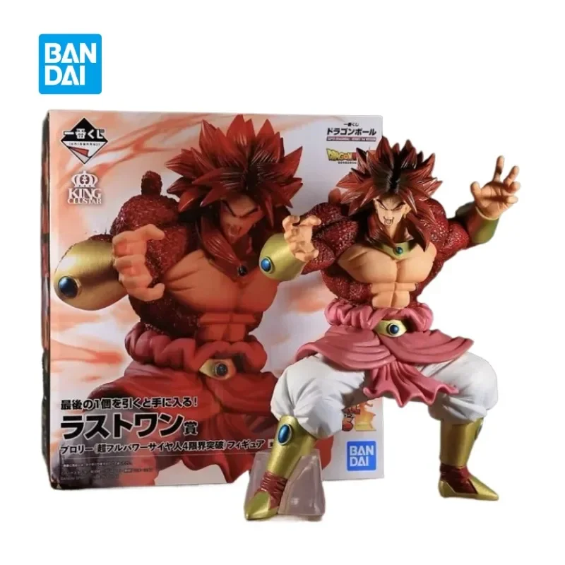 In Stock Bandai Original Anime Dragon Ball Ichiban Kuji Third Task Broli Super Saiyan Super Saiyan 4 Action Figures Toys Gifts