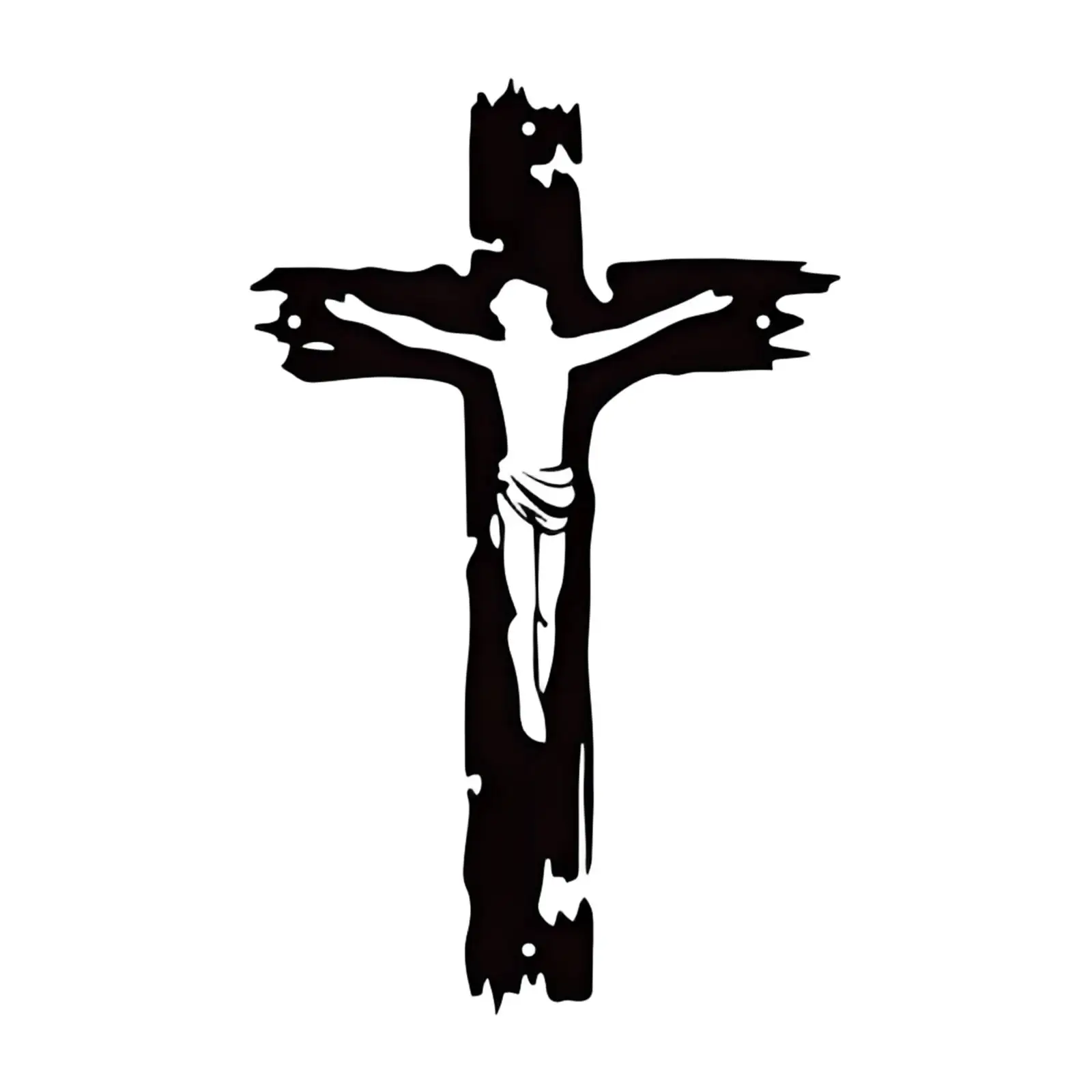 Minimalist Iron Cross Wall Decor Artistic Room Decoration Metal Home Ornament for Bedroom Interior Style