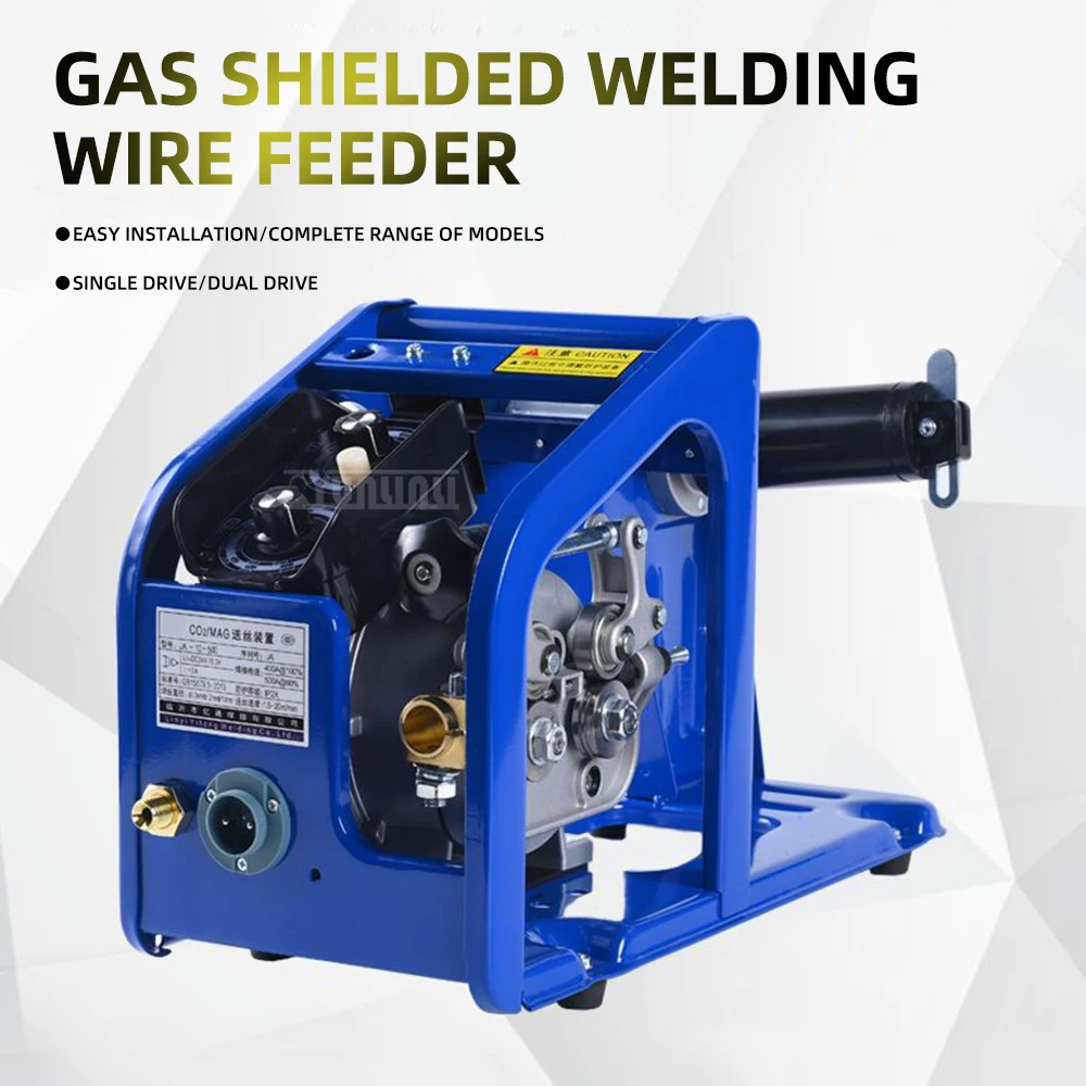 Gas-Shielded Welding Wire Feeder Assembly: Single-Drive, Dual-Drive, Dual-Shield Inverter Wire Feeding System