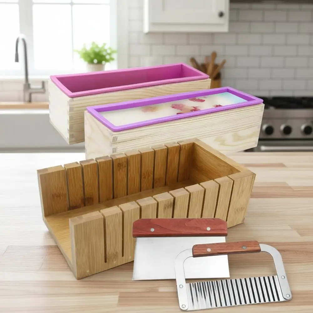 

Silicone Soap Molds - 2 Pack, 44oz Pink, Suitable for Kids and Adults