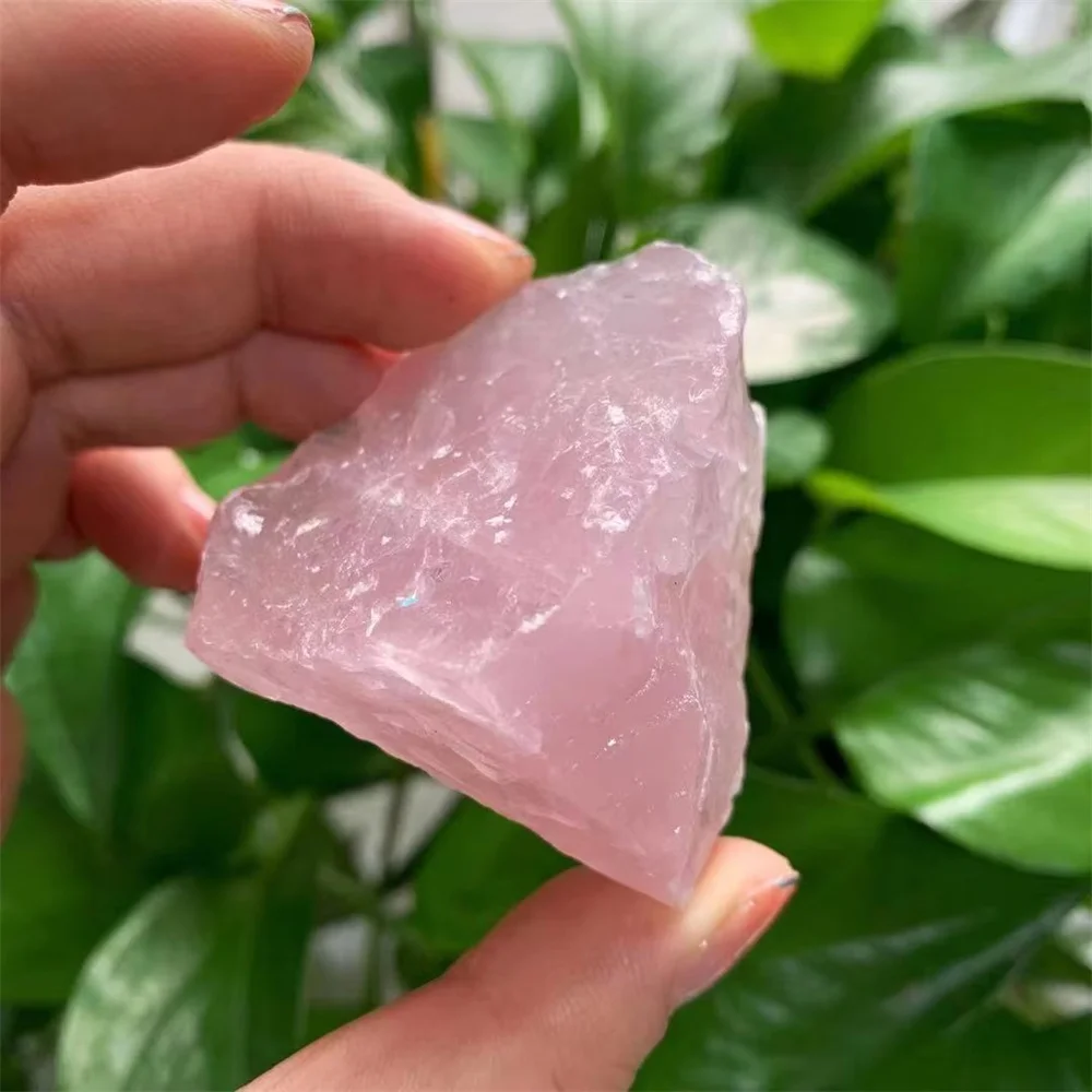 Pure Natural Pink Rose Quartz Rough Large Size Raw Crystal Stone Rock Mineral Specimen Aquarium Healing Reiki Home Decoration