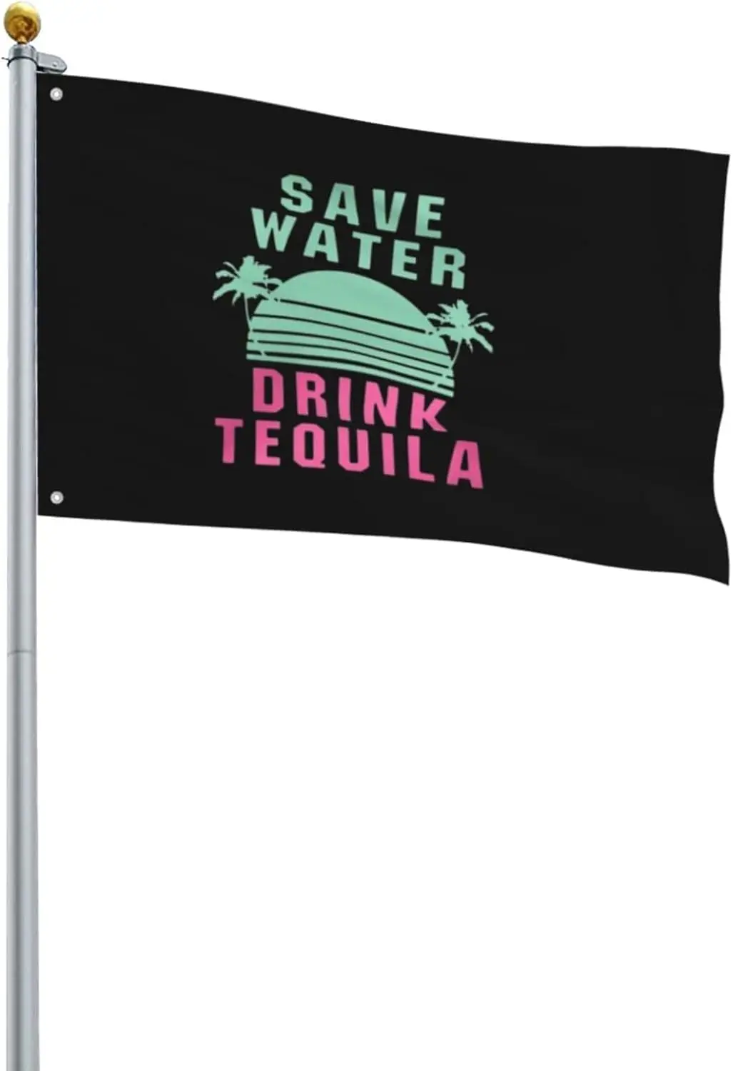 Flagicts 100% Polyester Save Water Drink Tequila Flags