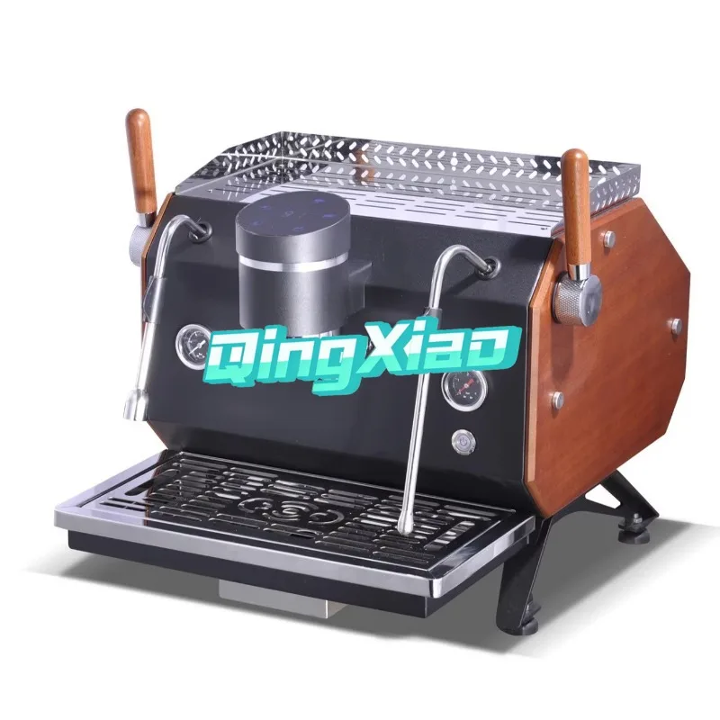 Commercial Double Head Double Boiler Semi Automatic Coffee Maker New Pump Stainless Steel For Office Coffee Shop Bar Use Durable