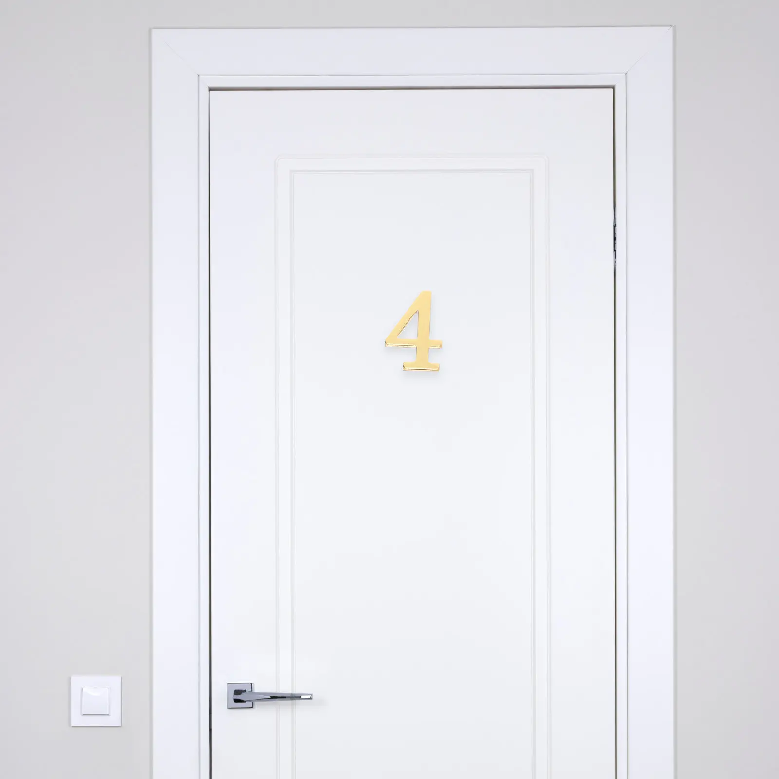 20Pcs Metal House Number Signs Elegant Weather-Resistant Metal Numbers for Outside Door Apartment Mailbox Decoration Address